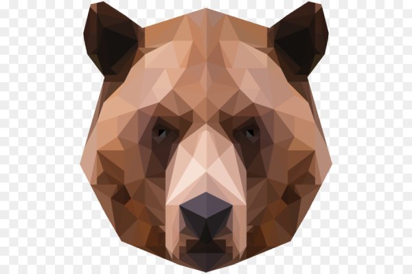 Стилизованная морда медведя