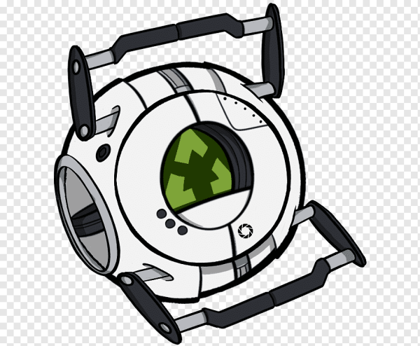 Наклейки портал 2 Уитли