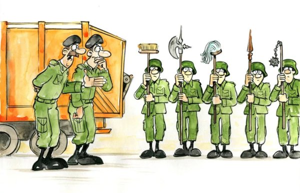 Армейские приколы рисунки
