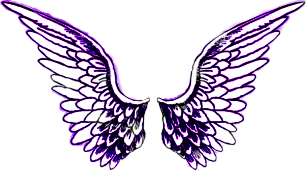 Крылья нарисованные