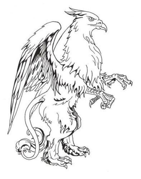 Мифические существа карандашом