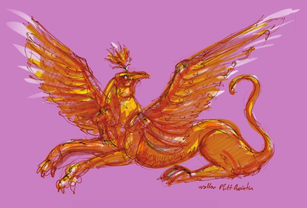 Грифон спереди