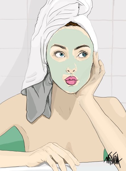 Косметология иллюстрации