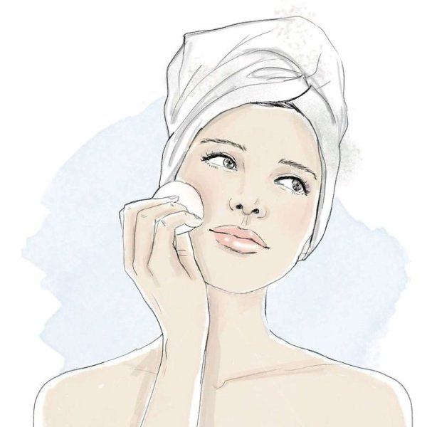 Стикер массаж лица