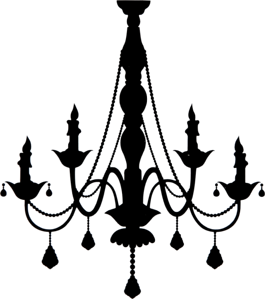 Люстра силуэт