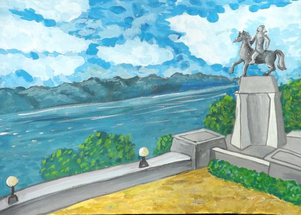 Достопримечательности рисунок