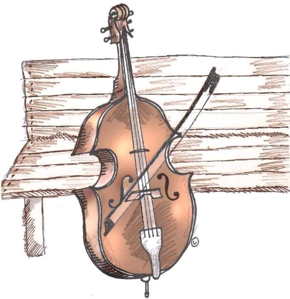 Виолончель живопись