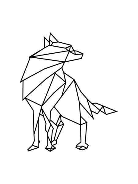 Рисование животных геометрическими фигурами