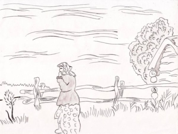 Рисунки к стихам Есенина