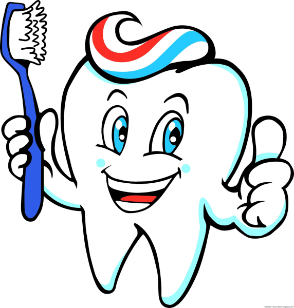 Улыбающийся зубик