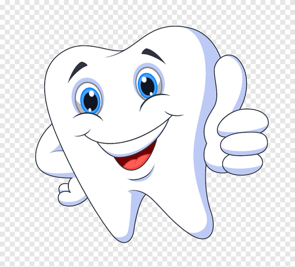 Улыбающийся зубик