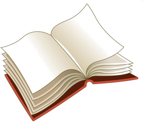 Книга на прозрачном фоне