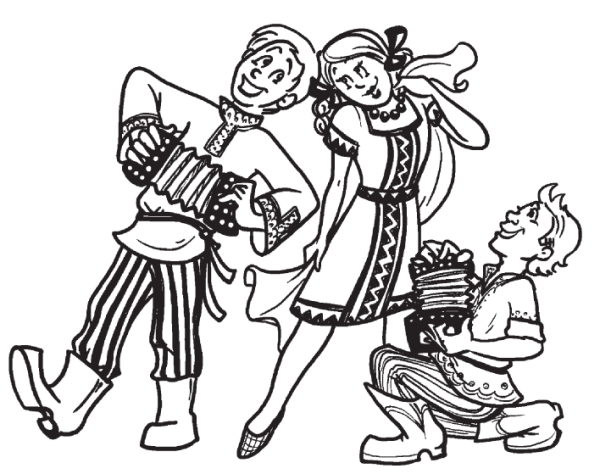 Частушки рисунок