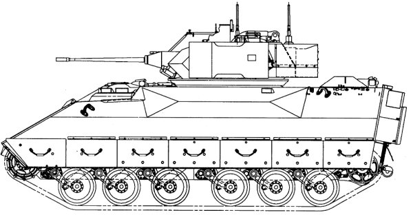 M2 Bradley чертеж