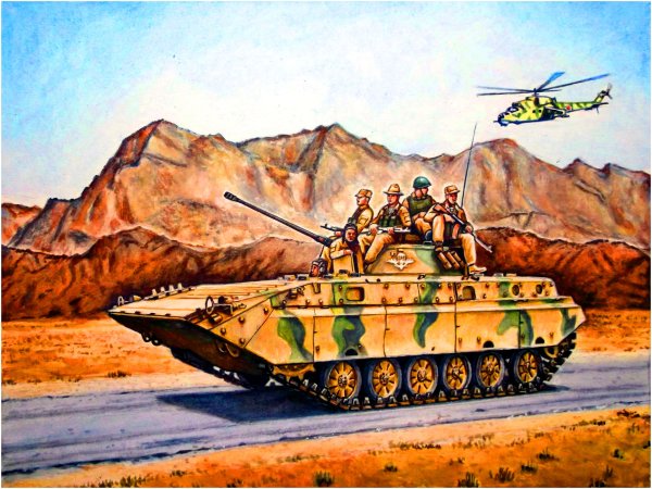 БМП В Афганистане