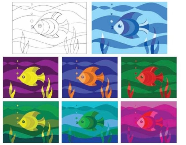 Задания по цветоведению для детей