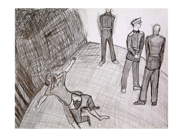 Насилие рисунки карандашом