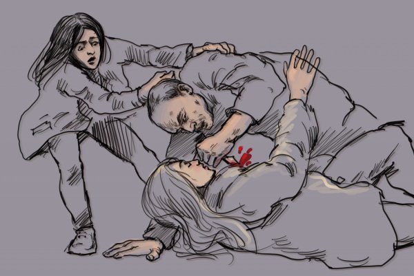 Рисунки детей переживших насилие