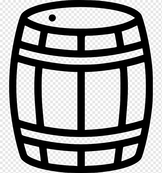 Бочонок трафарет