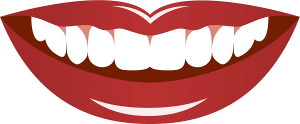 Улыбка мультяшная