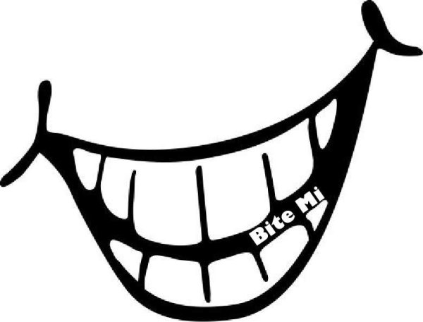 Улыбка на прозрачном фоне