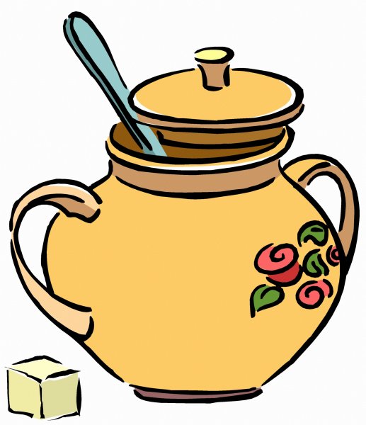 Сахарница рисунок