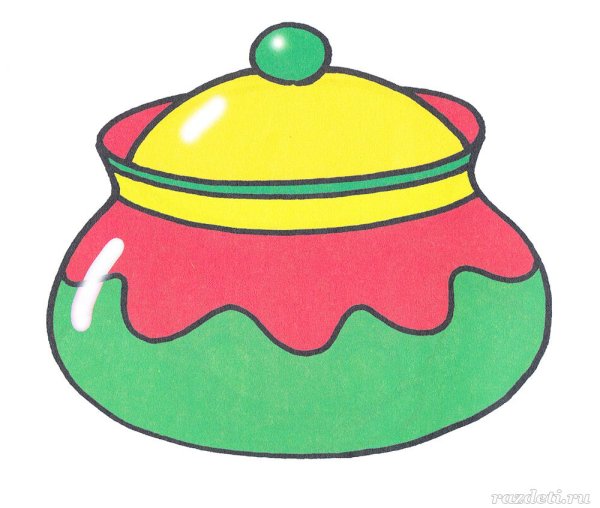 Посуда мультяшный