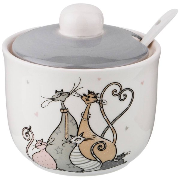 Сахарница с ложкой коллекция "счастливое семейство", 350 мл