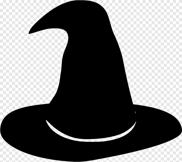 Шляпа ведьмы силуэт