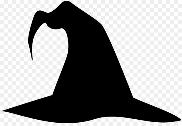 Шляпа ведьмы трафарет