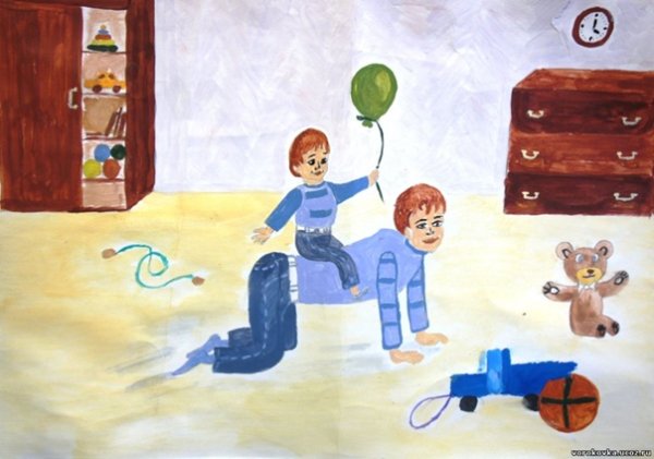 Рисунок на тему мой папа