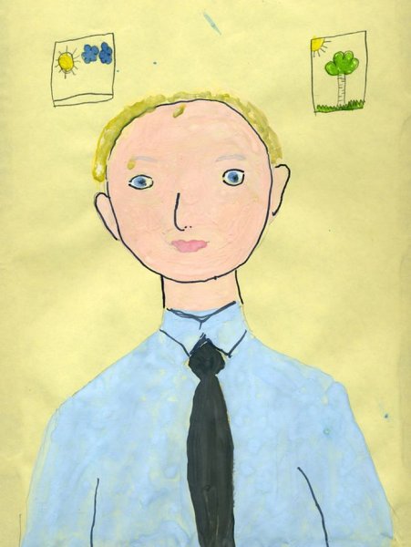 Рисование мой папа