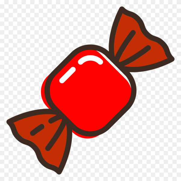 Конфетка мультяшная