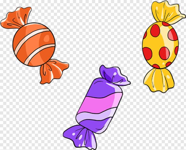 Конфеты мультяшные