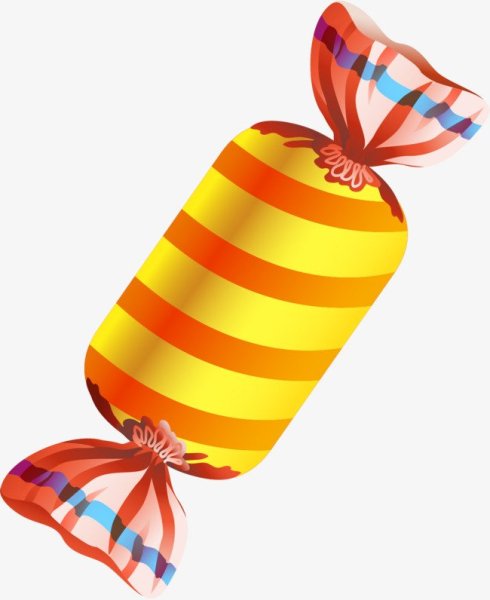 Нарисовать конфету