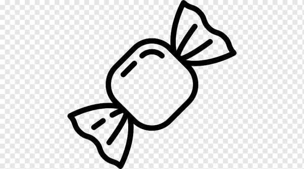 Конфета раскраска для детей