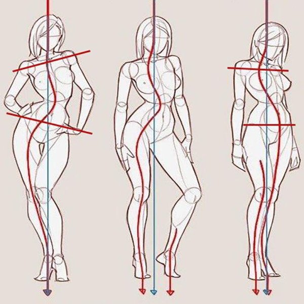 Форма человека для рисования