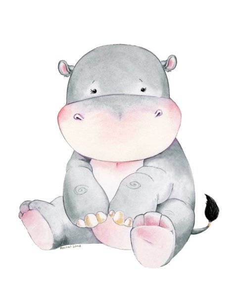 Акварельные зверята