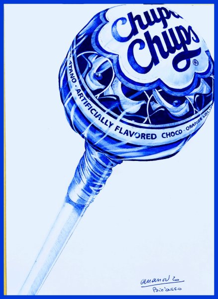 Чупа Чупс рисунок для детей