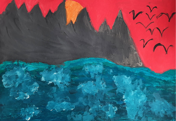 Рисунок на тему черное море