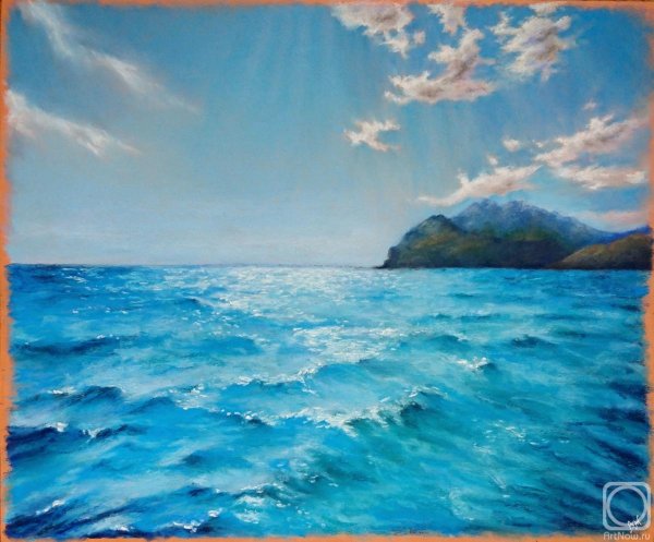 Эскиз в цвете картины моря