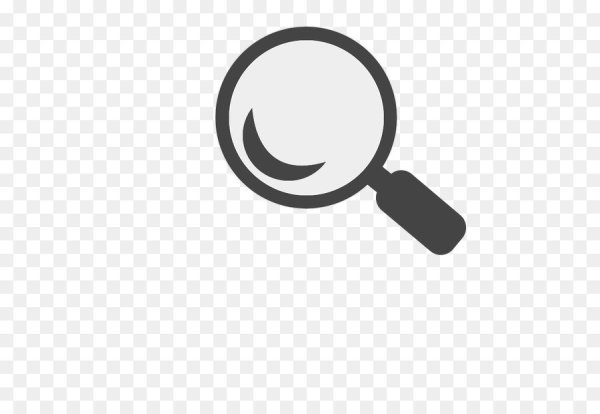 Пиктограмма лупа на прозрачном фоне