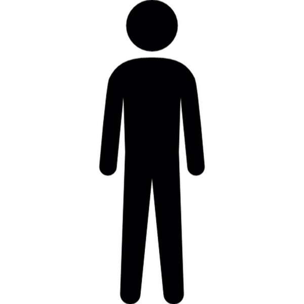 Человек схематично