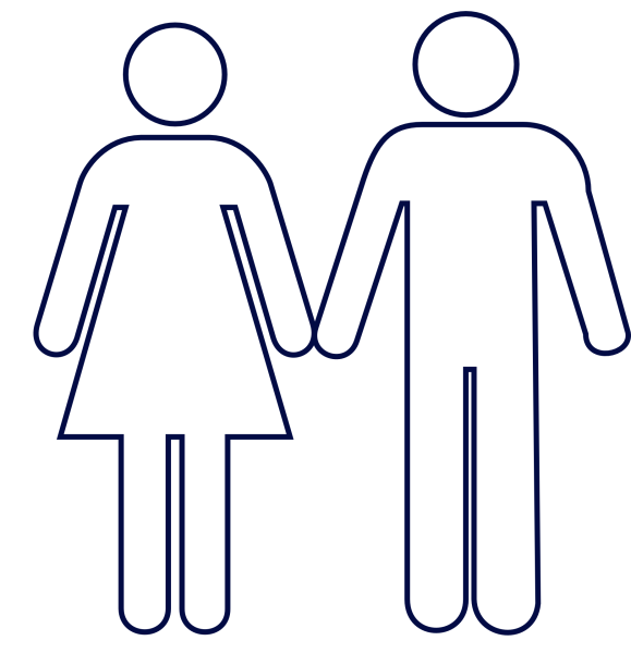 Человек схематично