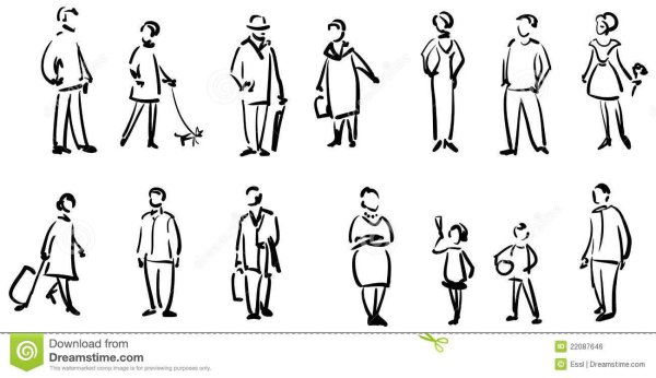 Пропорции человека для рисования в полный рост