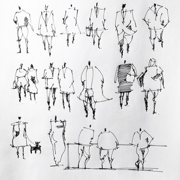 Фигура человека стаффаж