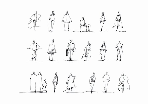 Контур человека