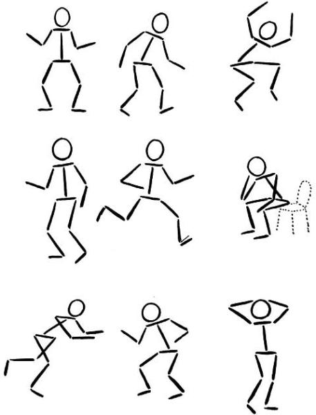 Схемаматичное изображение человека