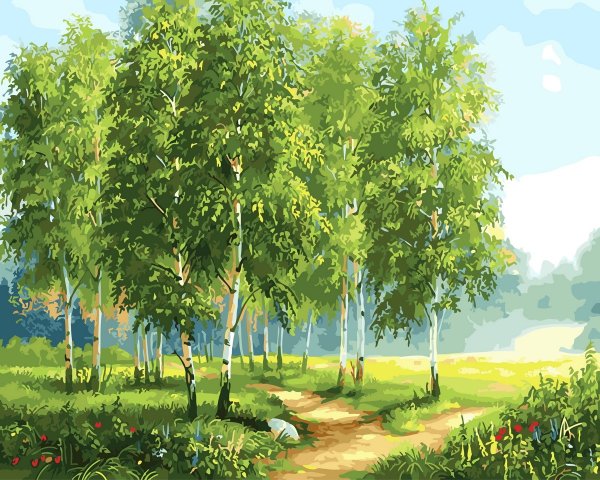 Художник Александр Болотов- березовый край