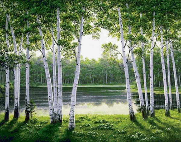 Левитан Берёзовая роща картина